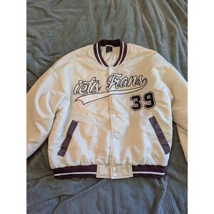 Iets Frans Men's Size Small Tan Brown Varsity Jacket Coat